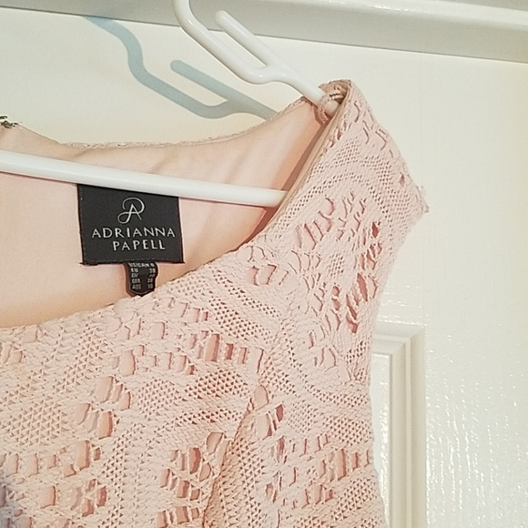 Adriana Papell light pink dress - Picture 2 of 3